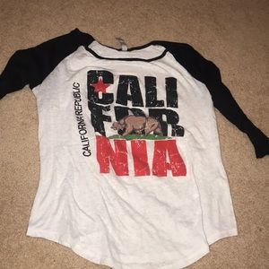 3/4 sleeve California shirt